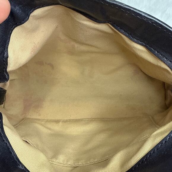 y2k COACH Black Signature Canvas Mini Purse / Wristlet - Picture 9 of 11